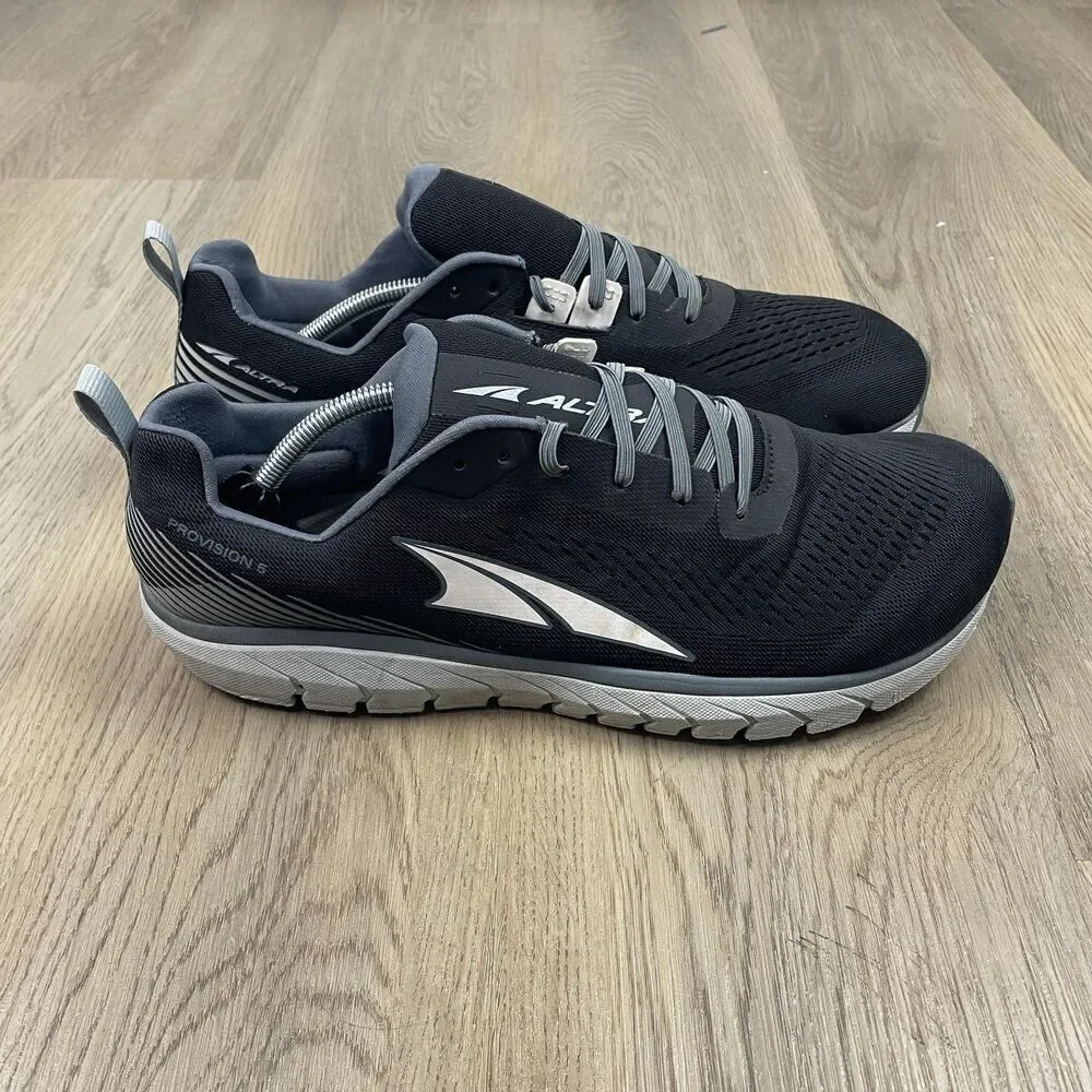 Altra Provision 5 Running Shoes Mens Size 13 Black Gray GuideRail AL0A4VQJ
